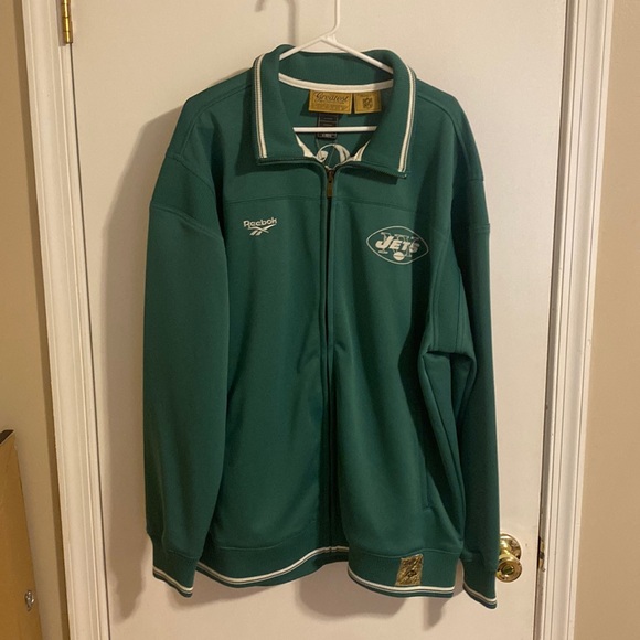 Reebok NFL The Greatest Collection Joe Namath Jets Jacket Size XL New With Tags - Picture 1 of 9